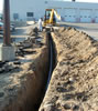 87 kb Trenching at a customer site